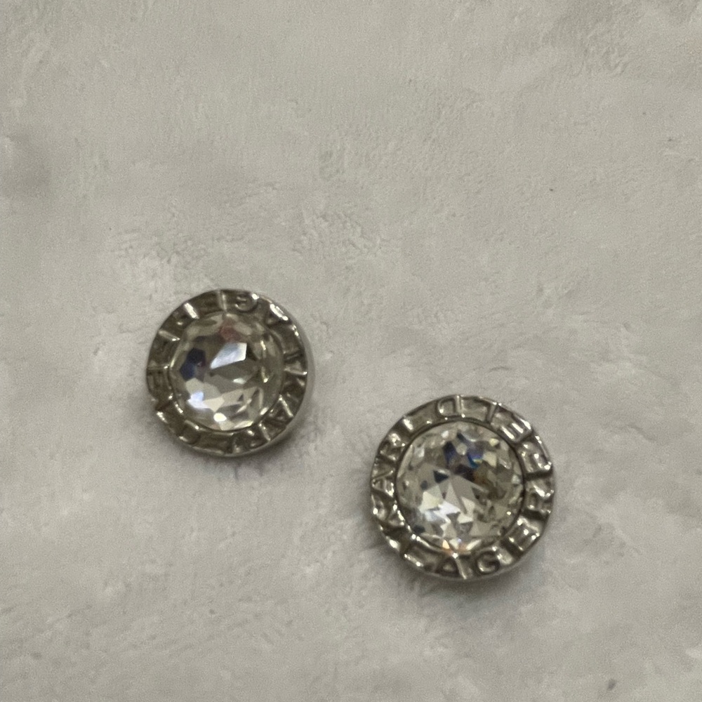 Karl lagerfeld clip earrings